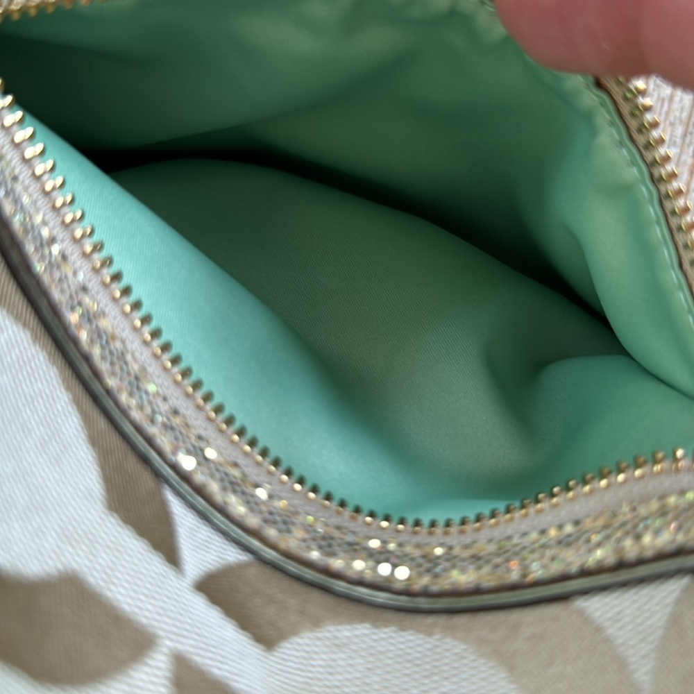 Coach Vintage Jazzy Poppy Glamour Signature Crossbody Hobo - Picture 15 of 16